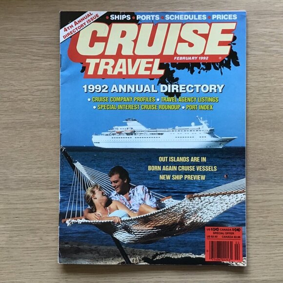 Cruise Travel Magazine Lot of 5 Feb 1992 Oct 1997 Apr 2000 Feb & Apr 2001 - Picture 2 of 12
